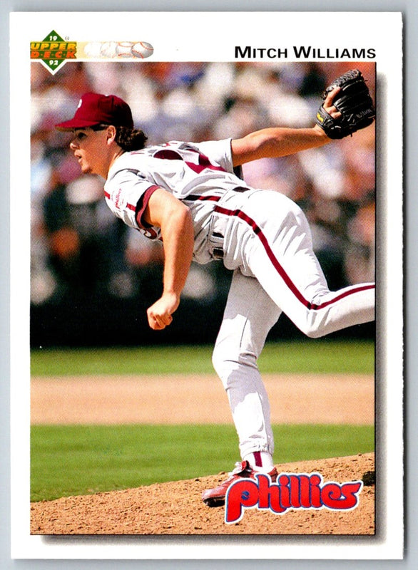 1992 Upper Deck Mitch Williams #410