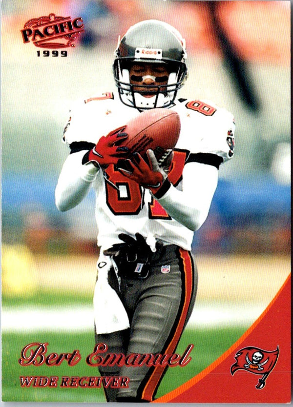 1999 Pacific Red Bert Emanuel #383