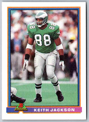 1991 Bowman Football Keith Jackson #396
