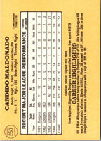 1985 Donruss Candy Maldonado #250