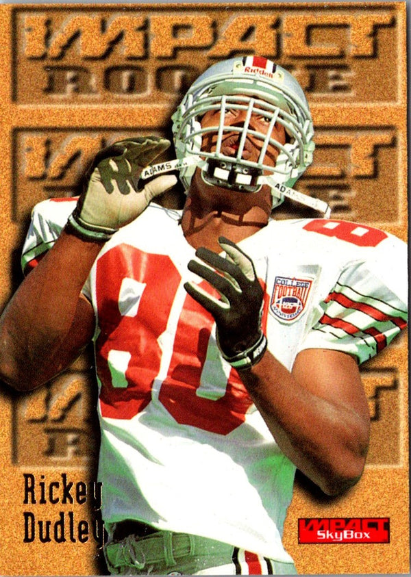 1996 SkyBox Impact Rickey Dudley #158 Rookie