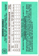 1984 Donruss Ed Nunez