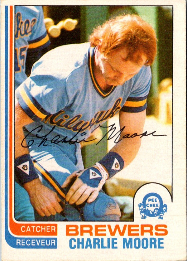 1982 O-Pee-Chee Charlie Moore #308