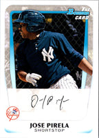 2011 Bowman Prospects Jose Pirela #BP21