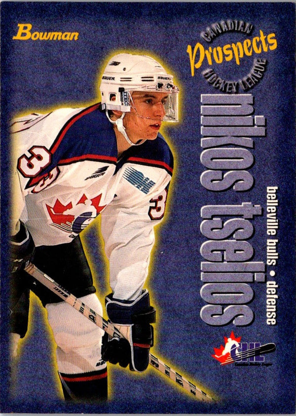 1997 Bowman CHL Nikos Tselios #138