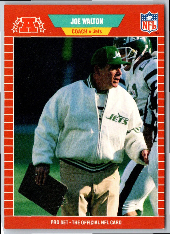 1989 Pro Set Joe Walton #311