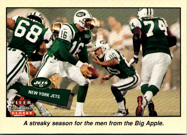 2001 Fleer Tradition Glossy New York Jets #359
