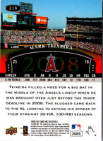 2008 Upper Deck Timeline Mark Teixeira #218