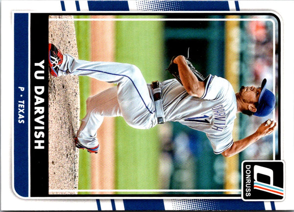 2016 Donruss Yu Darvish #165