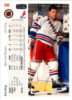 1991 Upper Deck French Kris King #330A