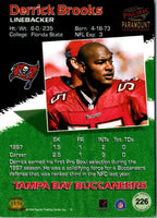 1998 Pacific Paramount Derrick Brooks #226