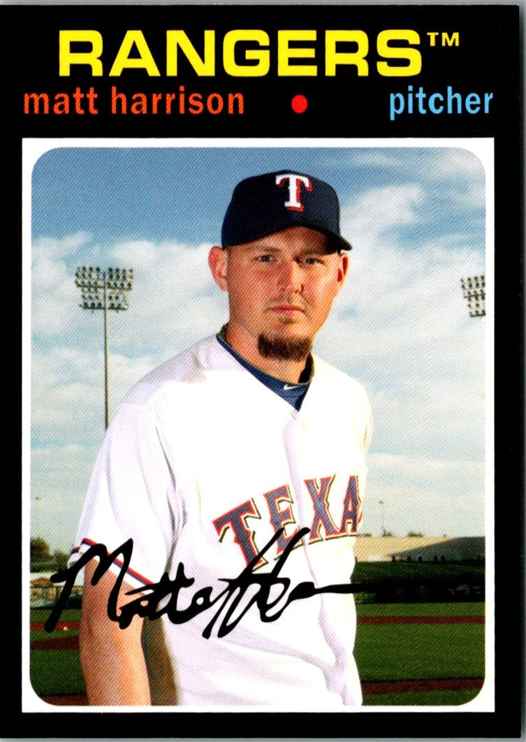 2012 Topps Archives Matt Harrison