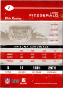 2007 Playoff Contenders Larry Fitzgerald