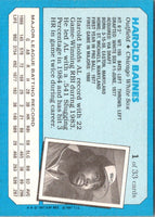 1987 Topps Kay-Bee Superstars of Baseball Harold Baines #1