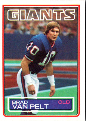 1983 Topps Brad Van Pelt #134
