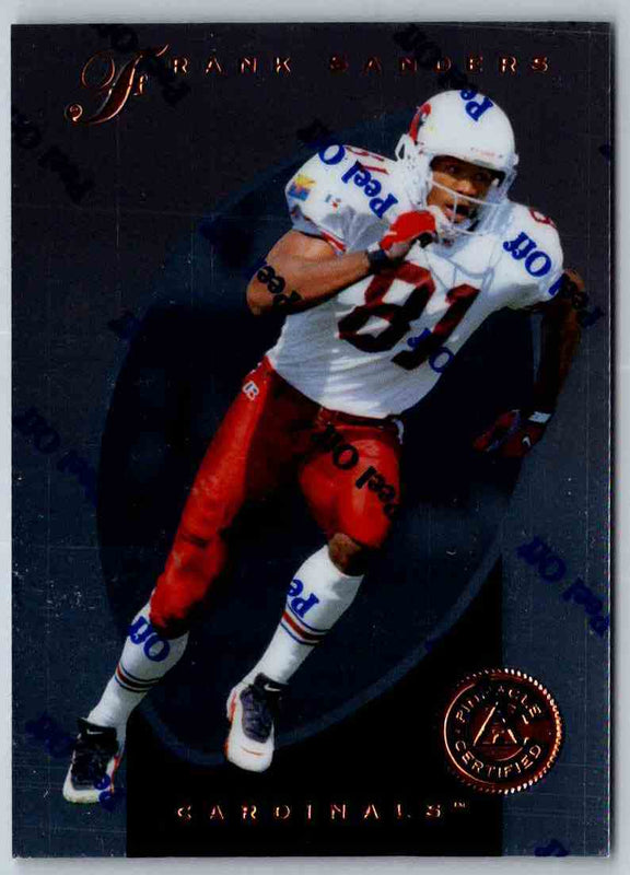 1997 Pinnacle Certified NFL Frank Sanders #62