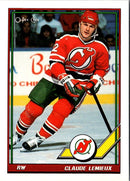 1991 O-Pee-Chee Claude Lemieux