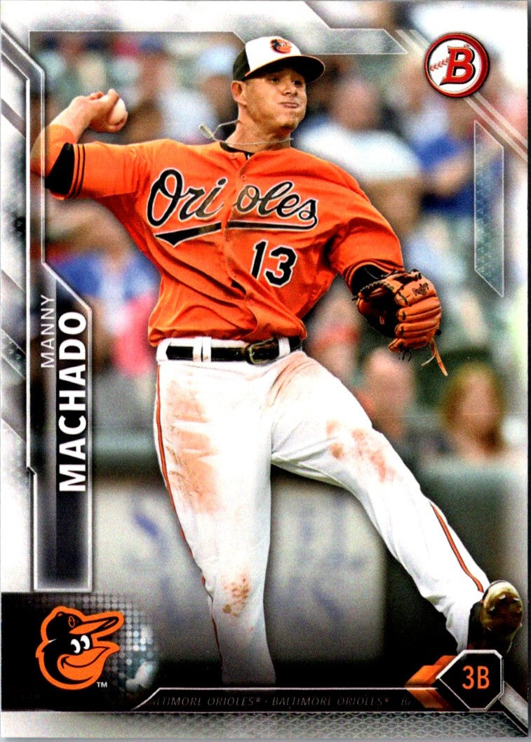 2016 Bowman Manny Machado