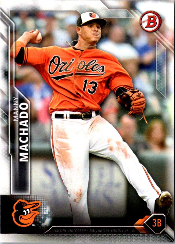 2016 Bowman Manny Machado #11