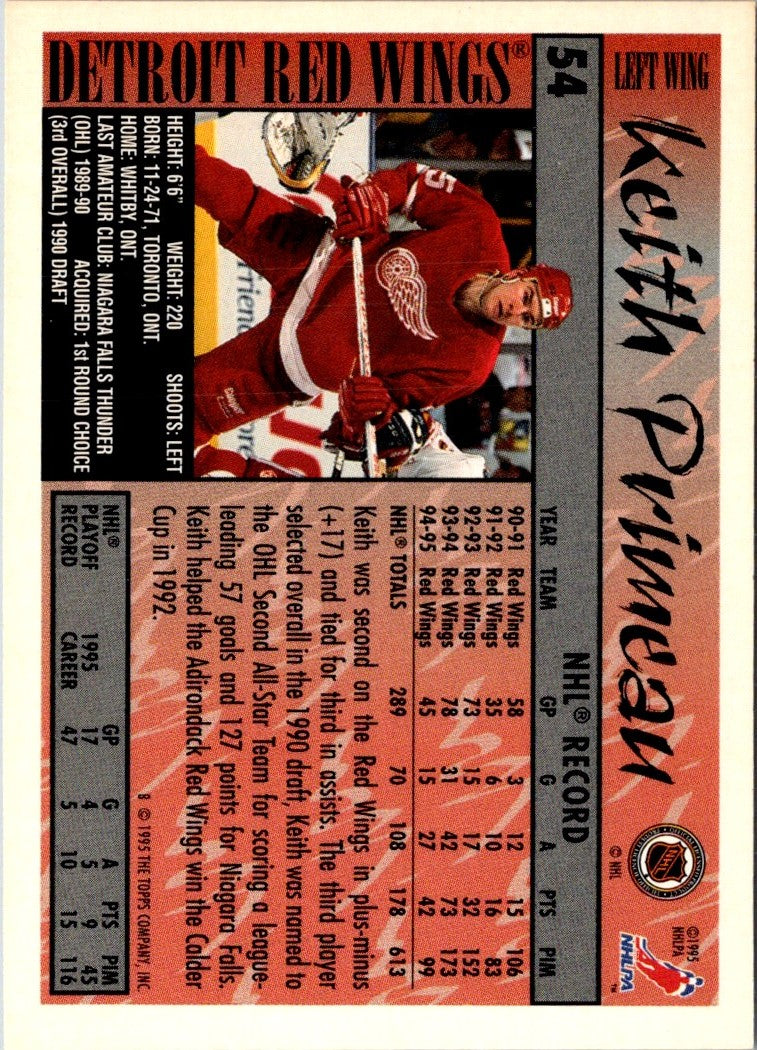 1995 Topps Keith Primeau