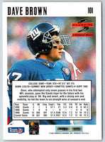 1995 Score Dave Brown #101