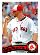 2011 Topps Update Alfredo Aceves
