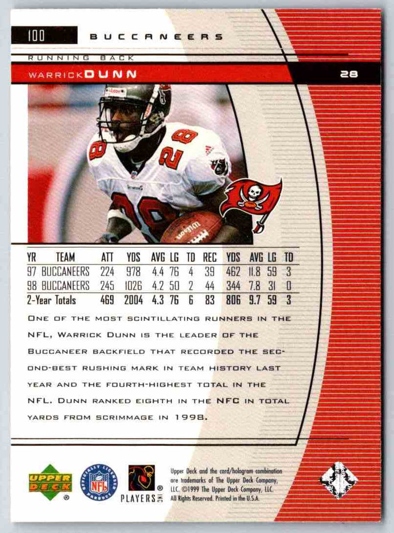 1999 Upper Deck Black Diamond Warrick Dunn