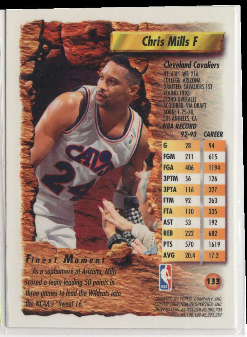 1993 Finest Chris Mills