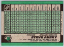 1991 Bowman Steve Avery