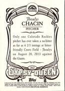 2014 Topps Gypsy Queen Jhoulys Chacin