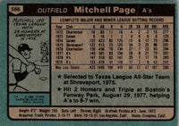 1980 Topps Mitchell Page #586