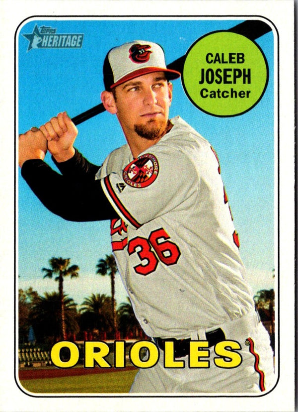 2018 Topps Heritage Caleb Joseph #223