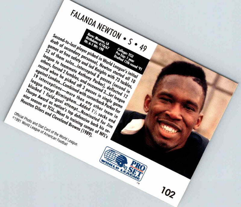 1991 Proset World League Falanda Newton