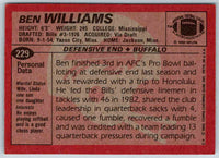 1983 Topps Ben Williams #229