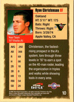 1998 Team Best Ryan Christenson #10