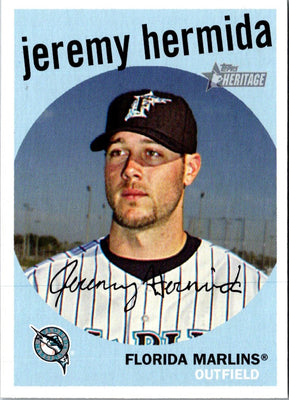 2008 Topps Heritage Jeremy Hermida #353