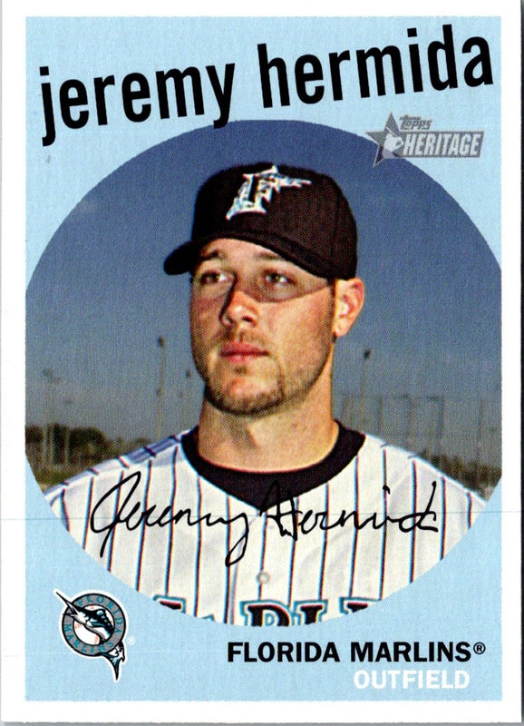 2008 Topps Heritage Jeremy Hermida #353