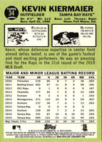 2016 Topps Heritage Kevin Kiermaier #34