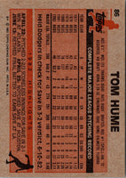 1983 Topps Tom Hume #86 EX