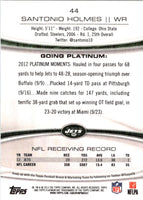 2013 Topps Platinum Santonio Holmes #44