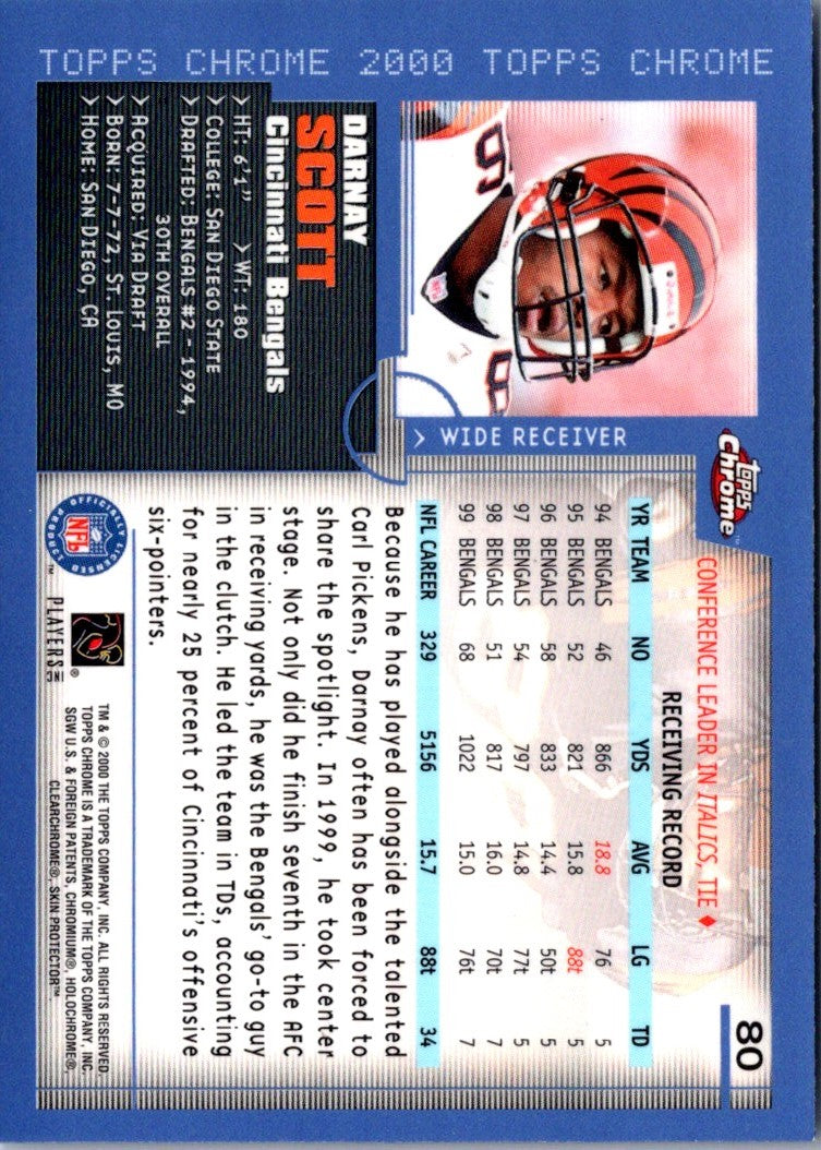 2000 Topps Chrome Darnay Scott