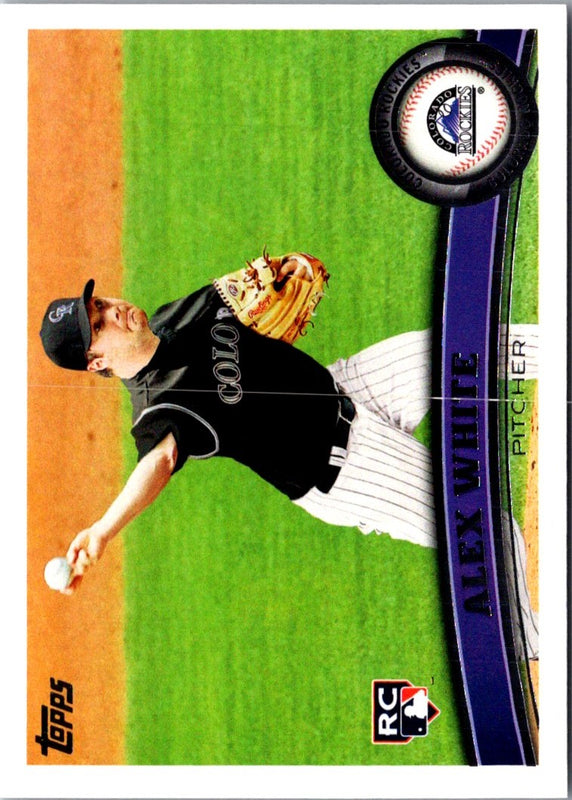 2011 Topps Update Alex White #US142 Rookie