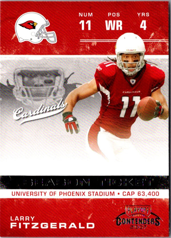 2007 Playoff Contenders Larry Fitzgerald #2