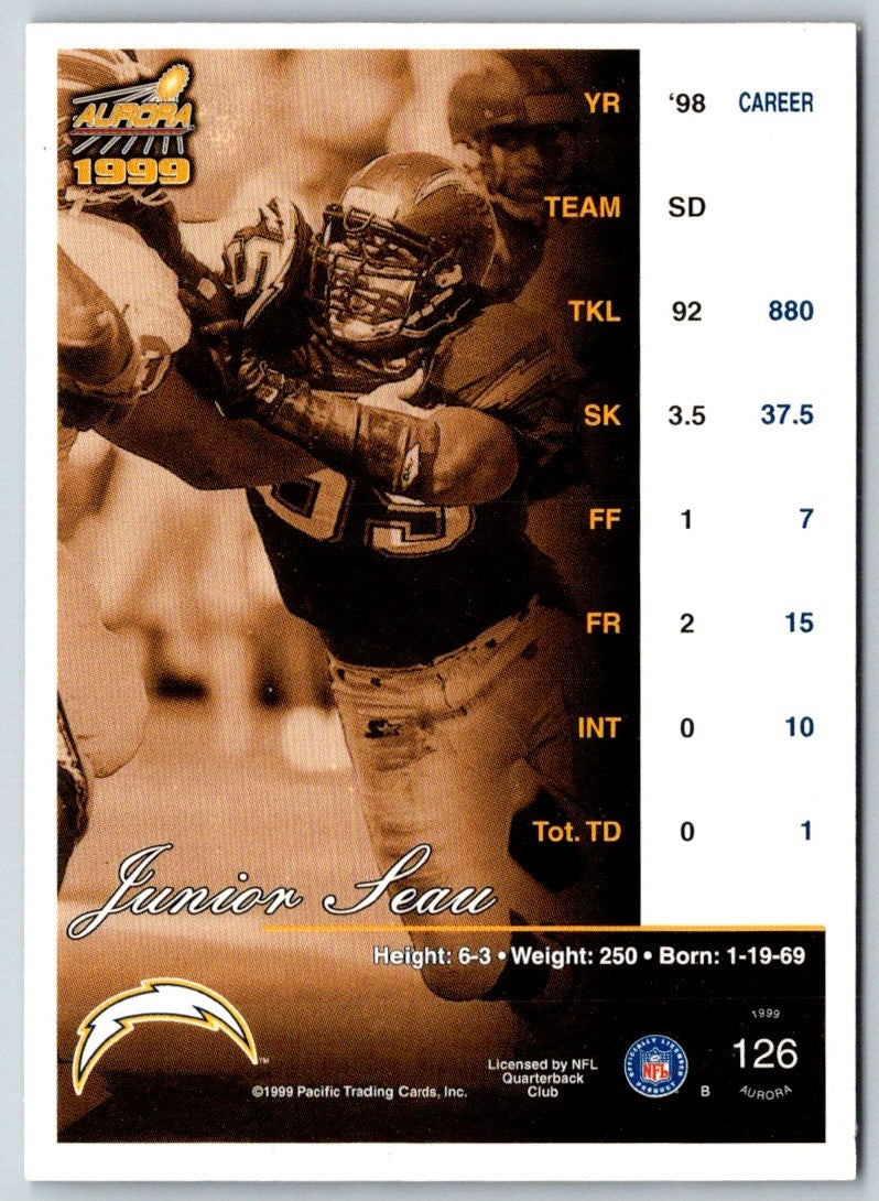 1999 Pacific Aurora Junior Seau