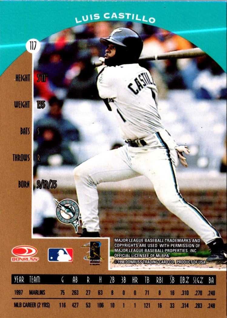 1998 Donruss Preferred Luis Castillo