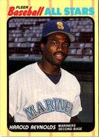 1989 Fleer Baseball All-Stars Harold Reynolds #34