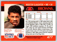 1990 Proset Webster Slaughter #477