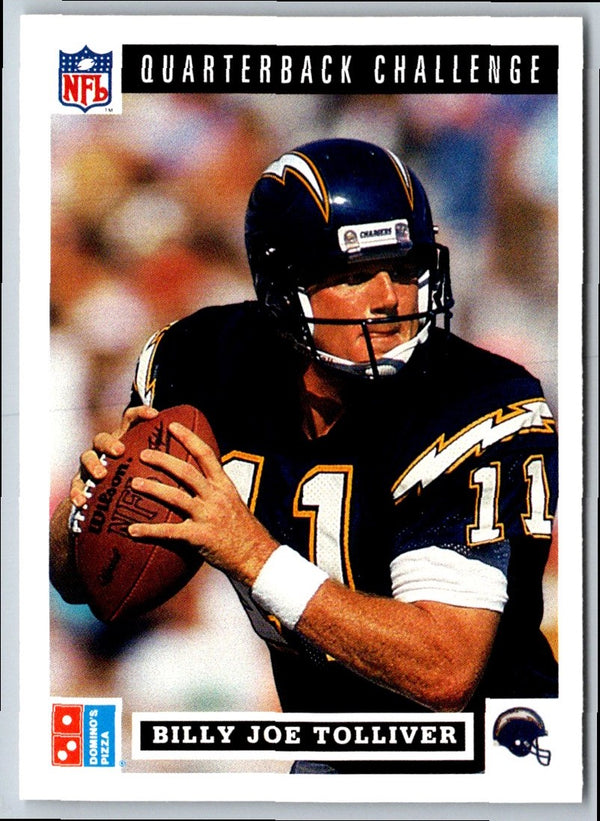 1991 Domino's The Quarterbacks Billy Joe Tolliver #25