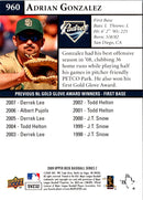 2009 Upper Deck Adrian Gonzalez