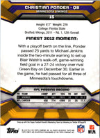 2013 Finest Christian Ponder #15
